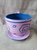 Disney Parks Alice in Wonderland Purple and Blue Teacup
