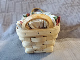 Longaberger Basket with Tea Tie-On