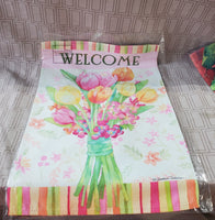 Lot of 3 Garden Flags
