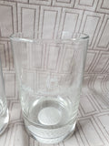 Set of 3 Colonial Williamsburg Golden Horseshoe Golf Club Whiskey Glasses