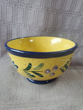 Baum Bros Style Eyes Blue Floral Collection Cereal Bowl