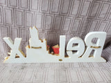 Beach Themed "Relax" Sign