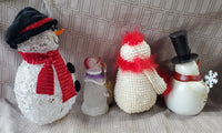 (A) Lot of Snowmen Decor