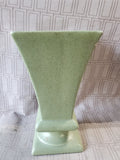 Haeger Pottery Green Pedestal Vase