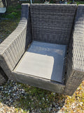 Pair of Broyhill All Weather Wicker Swivel/Rocking Chairs