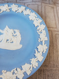 Wedgwood Blue Jasperware "Relief of Pegasus and the Muses" Trinket Dish