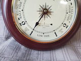 Round Wooden Tide Clock WORKS