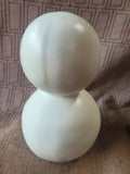White Dios De Los Muertos Stacked Skull Figurine