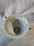 Grey Ceramic Footed Double Handled Vase