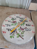 18" Dial Thermometer, Bird Themed