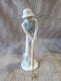 Russ Porcelain Golfing Lady Figurine