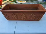 Rectangular Decorative Terracotta Planter
