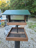 Wild Birds Unlimited Eco-Tough Classic Feeder w/Seed Catcher Tray on Post *Read Description*