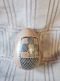 (A) Carved Stone Egg Figurine