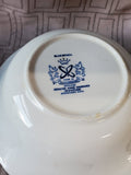 Set of 5 Bluebrook Blue White Soup Bowls