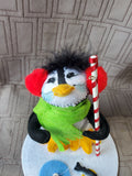 Annalee Fishing Penguin Figurine