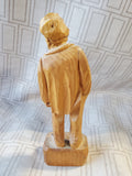 Hand Carved Wooden Man From Canada Figurine by Paul Caron