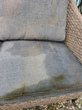 4-Piece All Weather Wicker Patio Set w/Cushions **Read Description