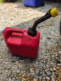 1 Gal Plastic Gas Can, About 1/3 Full