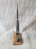 Hand Carved Water Buffalo Horn Heron Figurine (B)