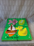 Pair of Vintage Playskool Wooden Children's Puzzles (E)