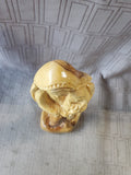 Carved Wooden Madonna & Child Figurine