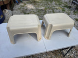 Two Plastic Step Stools (A) (Copy)