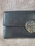 Coach Alexandra Slim Envelope Black Leather Wallet