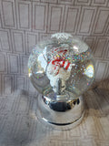 Light Up Snowman Snow Globe WORKS