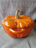 Smith Clark Iron Works 4 Qt Cast Iron Pumpkin Dutch Oven