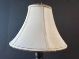 Resin and Metal Faux Marble Table Lamp WORKS