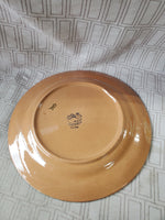 Della Ware Pottery Plate with Display Stand