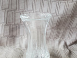 Heavy Clear Glass Bud Vase