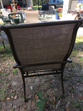 Elbertex Brown Aluminum Outdoor 5-Piece Dining Set