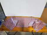 Purple Sheer Beaded Tablerunner