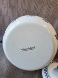 Villery & Boch Blue and White Enamel Tea Kettle