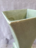 Haeger Pottery Green Pedestal Vase