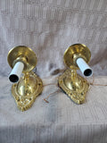 Pair of Brass Wall Sconces UNTESTED