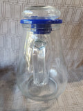 Clear Glass Pitcher with Ice Chamber