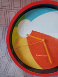 Kikkerland Round Beach Ball Wall Clock