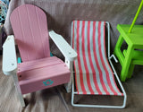 Doll Chair/Table Lot