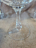 Set of 5 Signed Crystal Wine Goblets