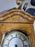 Howard Miller 33" Oak Wall Clock w/Chimes
