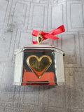 Reed & Barton Williamsburg Heart Trinket Box Ornament
