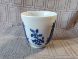 Mottahedeh Vista Alegre Historic Charleston Reproductions "Blue Pineapple" Demitasse and Saucer Set (4 SETS AVAILABLE PRICED INDIVIDUALLY AT $22 EACH)