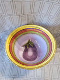 Clay Art Eggplant Bowl