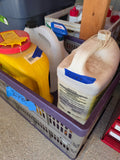 Garage Lot (Containers are 1/2 full)