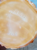 Joe St. Clair Chocolate Slag Glass Toothpick Holder