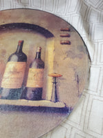 Round Pimpernel Wine Bottle Glass Counter Saver