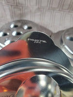 Set of 4 Stainless Steel Escargot Trays